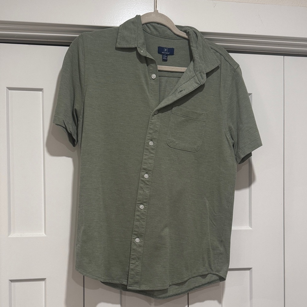 J. Crew Olive Button Down Casual Shirt